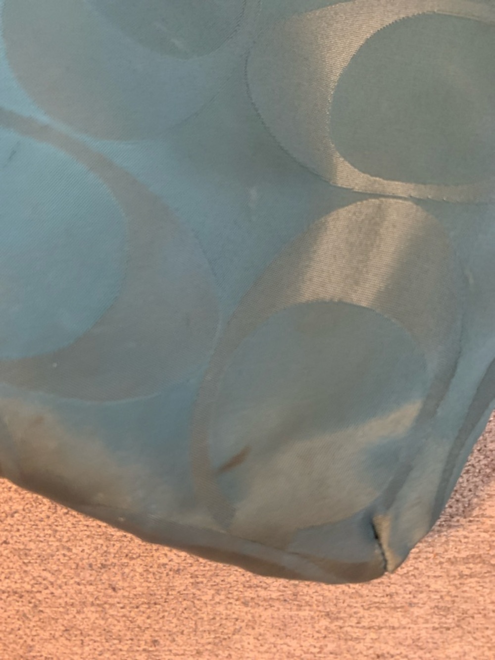 Coach Getaway Signature Nylon Crossbody File Bag in Turquoise - Picture 9 of 10